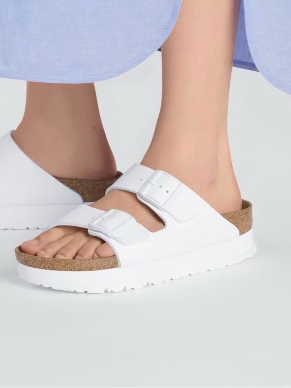 Papillio&Birkenstock Arizona Pap Flex Platform Sandals Size 7/38